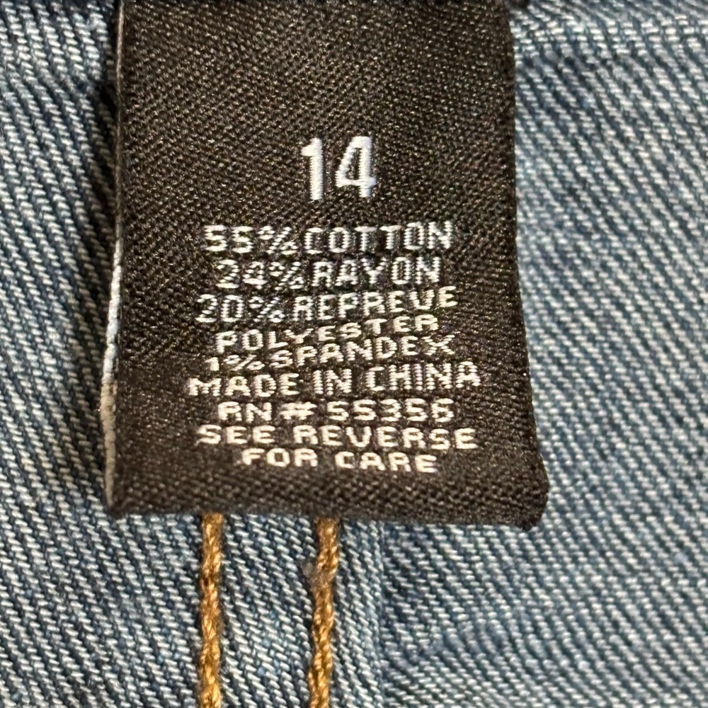 NWT d. Jeans Blue Wide-Leg Denim Jeans - Picture 7 of 10